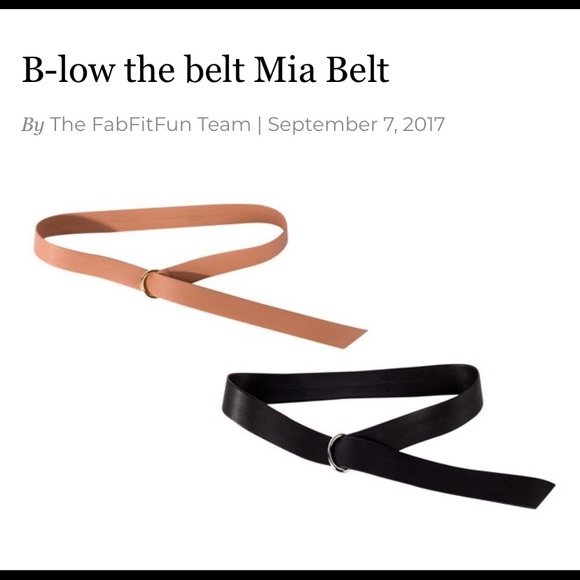 B-Low the Belt Accessories - B-LOW THE BELT Mia Belt NWT